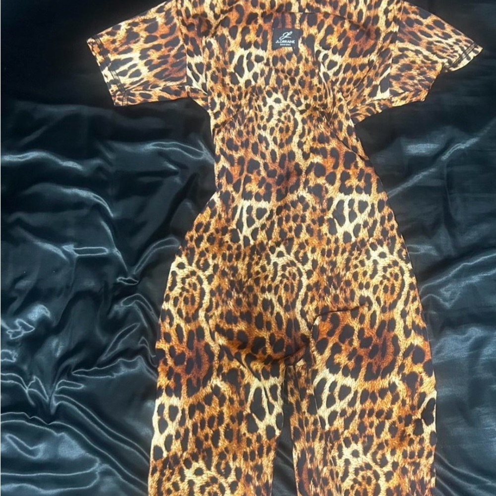 Leopard Print Women's Jumpsuit